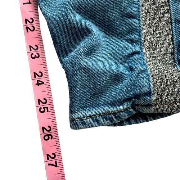 7 FOR ALL MANKIND EUC Blue High Waist Ankle Skinny Jeans  Silver stripe Size 30 - Picture 13 of 14